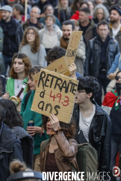 RETRAITE, Blocage par l intersyndicale des voies de trains à la gare de Bordeaux