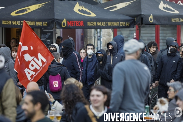 RETRAITE, Blocage par l intersyndicale des voies de trains à la gare de Bordeaux