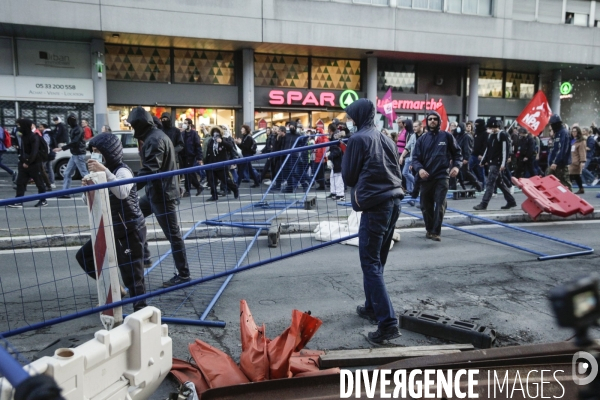 RETRAITE, Blocage par l intersyndicale des voies de trains à la gare de Bordeaux