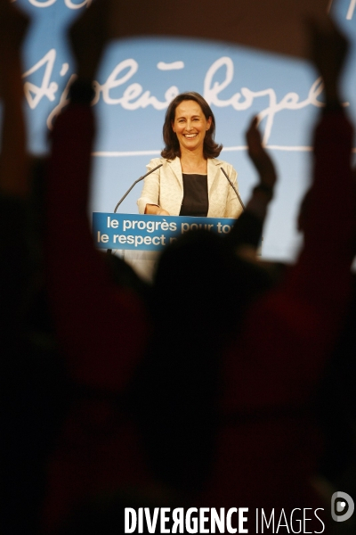 Meeting de segolene royal a paris