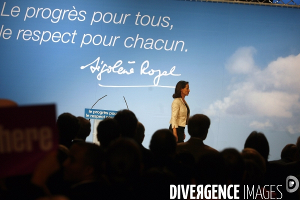 Meeting de segolene royal a paris