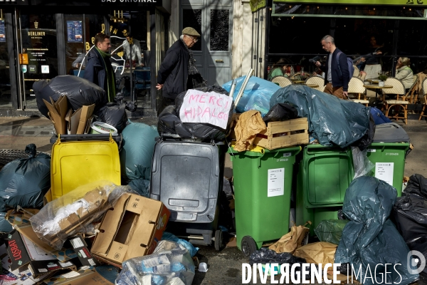 Poubelle La Vie - Paris Grève des éboueurs