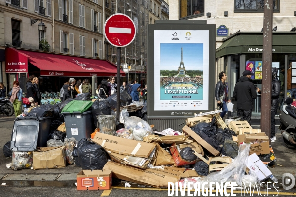 Poubelle La Vie - Paris Grève des éboueurs