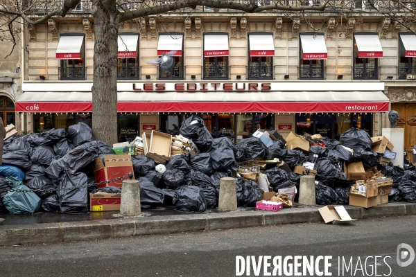 Poubelle La Vie - Paris Grève des éboueurs