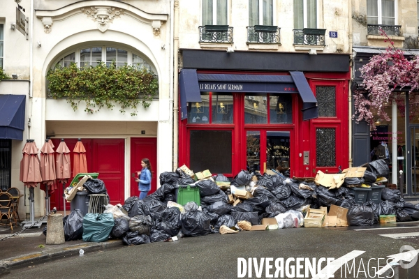 Poubelle La Vie - Paris Grève des éboueurs