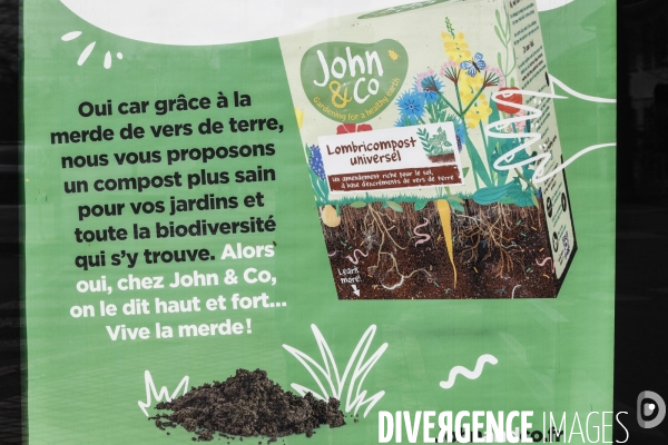 Pub pour un compost naturel de la société John and Co.