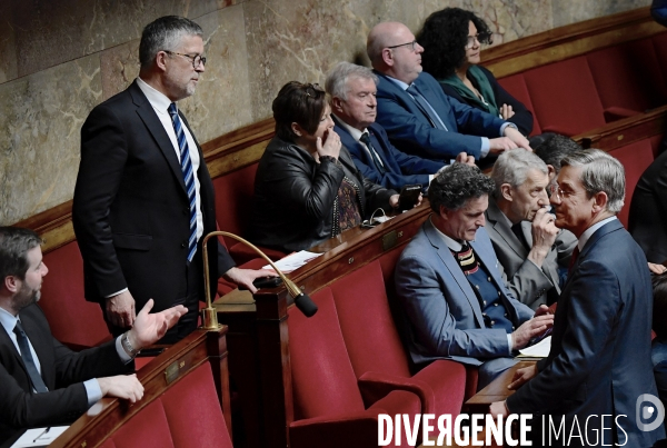 Assemblee Nationale / Motion de censure contre le gouvernement d Elisabeth borne