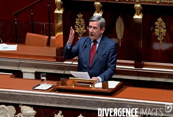 Assemblee Nationale / Motion de censure contre le gouvernement d Elisabeth borne