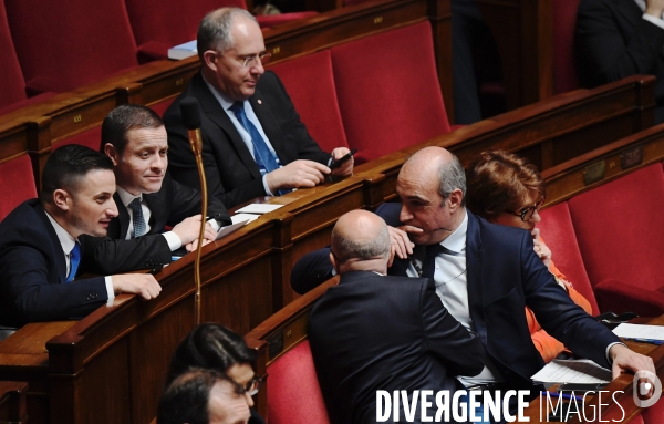 Assemblee Nationale / Motion de censure contre le gouvernement d Elisabeth borne