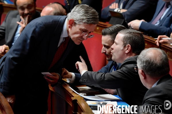 Assemblee Nationale / Motion de censure contre le gouvernement d Elisabeth borne