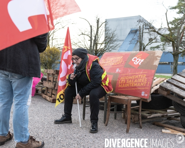 Blocage incinerateur syndicats