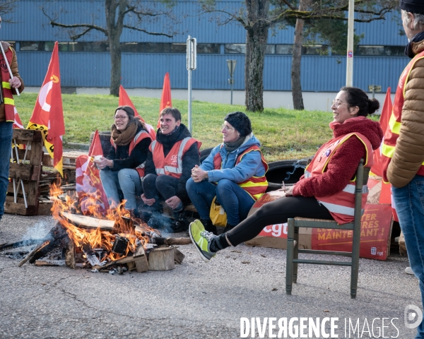 Blocage incinerateur syndicats