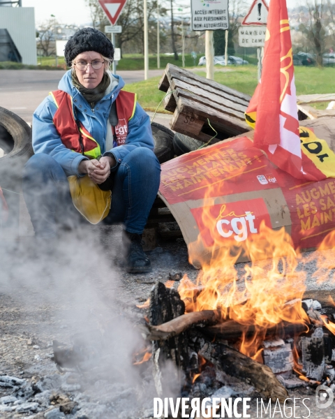 Blocage incinerateur syndicats