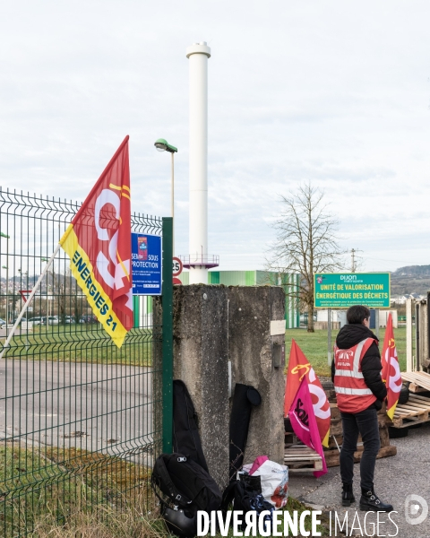 Blocage incinerateur syndicats
