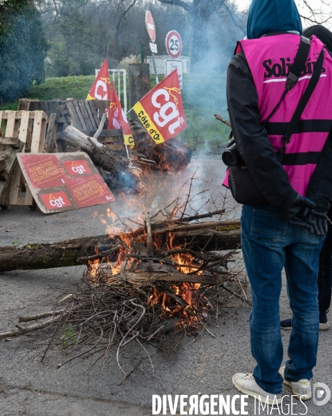 Blocage incinerateur syndicats