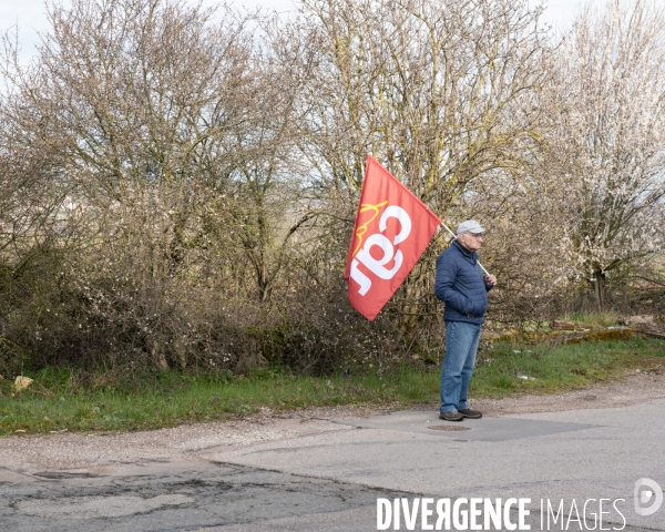 Blocage incinerateur syndicats