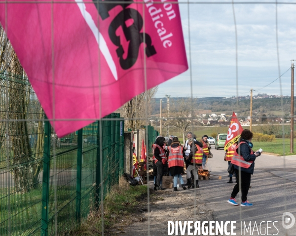 Blocage incinerateur syndicats