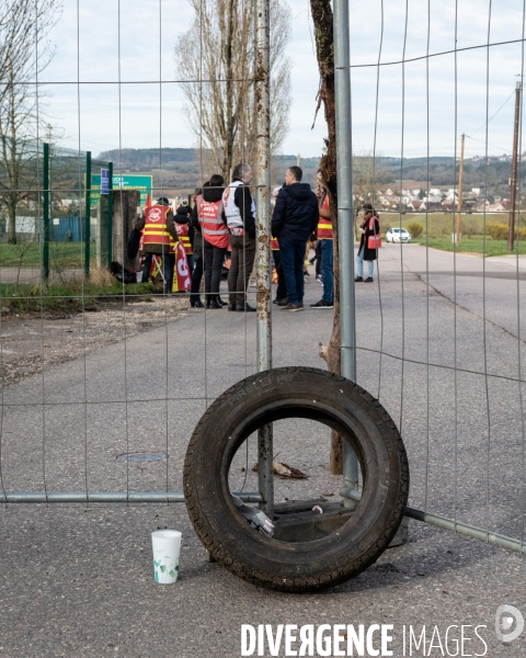 Blocage incinerateur syndicats