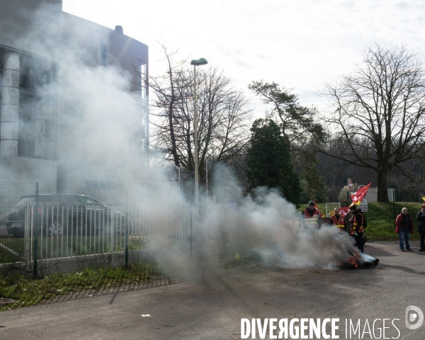 Blocage incinerateur syndicats