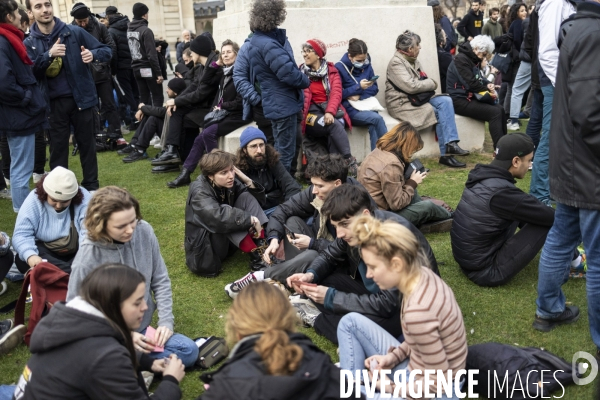 Rassemblement Place Vauban contre la réforme des retraites 20032023