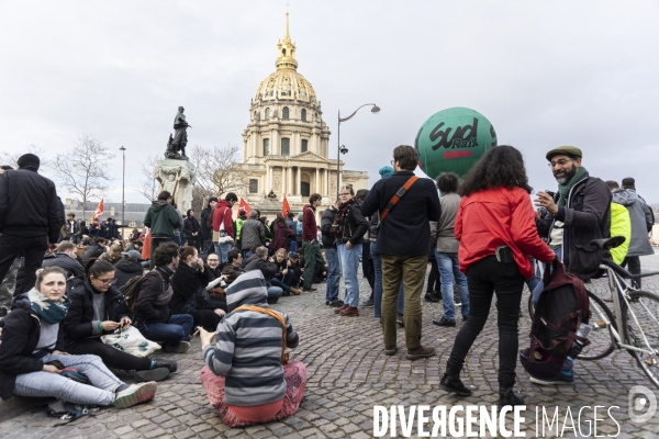 Rassemblement Place Vauban contre la réforme des retraites 20032023