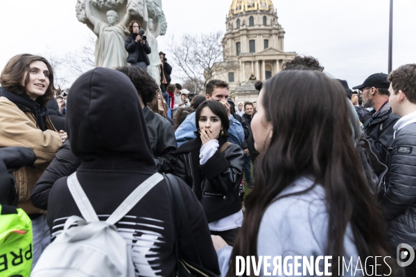 Rassemblement Place Vauban contre la réforme des retraites 20032023