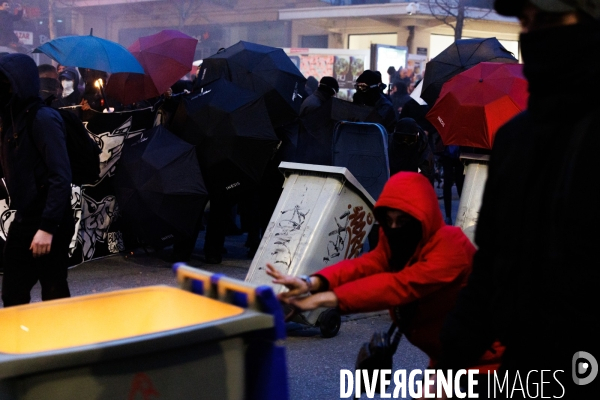 Manifestation nocturne contre la réforme des retraites