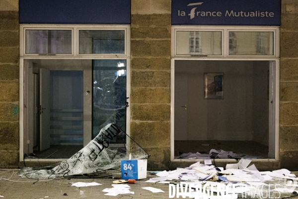 Manifestation nocturne contre la réforme des retraites