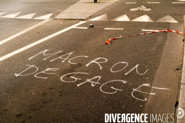 Manifestation nocturne contre la réforme des retraites