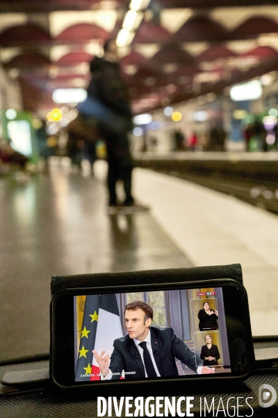 Interview du president Emmanuel Macron sur TF1