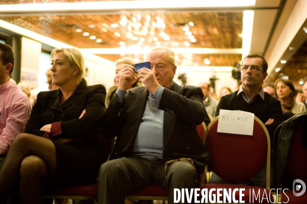 Marine Le Pen sur le thème de l Europe, Paris, 21/02/2012