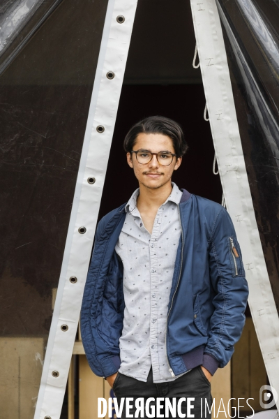 Ritchy THIBAULT étudiant soutien les manifestations contre la réforme des retraites