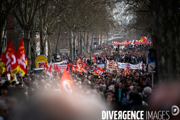 Toulouse : 9eme manifestation contre la reforme de la retraite