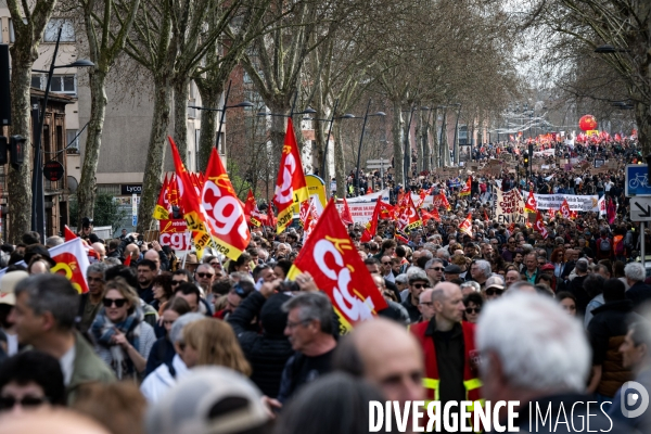 Toulouse : 9eme manifestation contre la reforme de la retraite