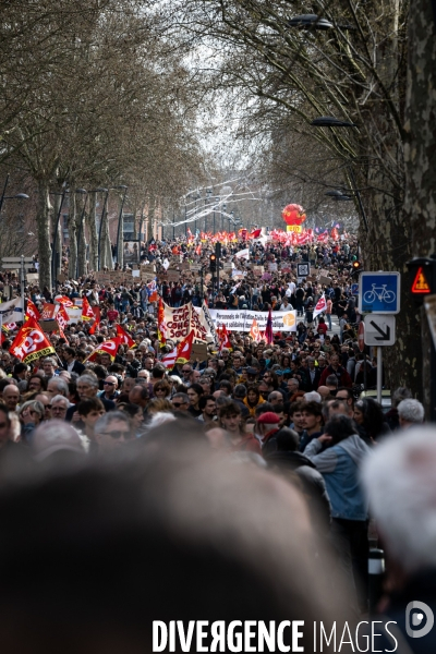 Toulouse : 9eme manifestation contre la reforme de la retraite