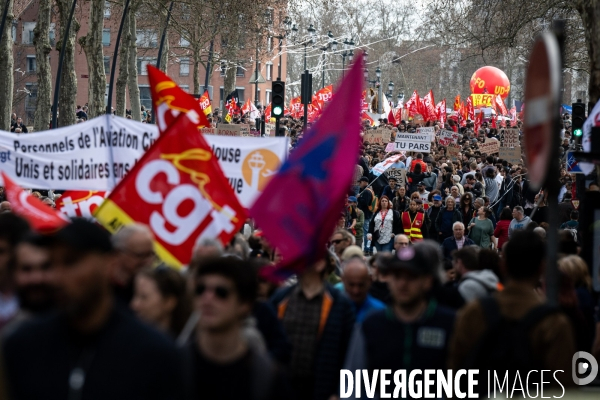 Toulouse : 9eme manifestation contre la reforme de la retraite