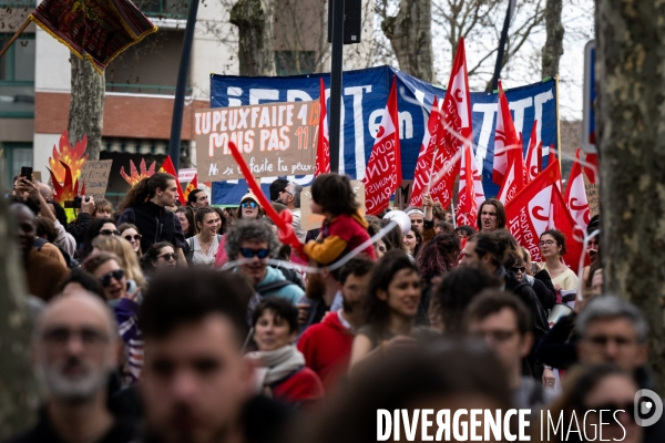 Toulouse : 9eme manifestation contre la reforme de la retraite