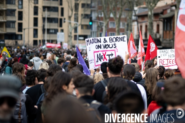 Toulouse : 9eme manifestation contre la reforme de la retraite