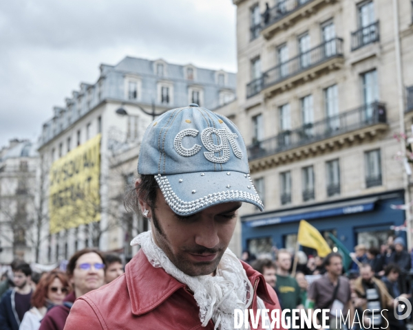 `Manifestation contre la réforme des retraites.