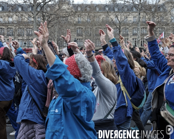 `Manifestation contre la réforme des retraites.