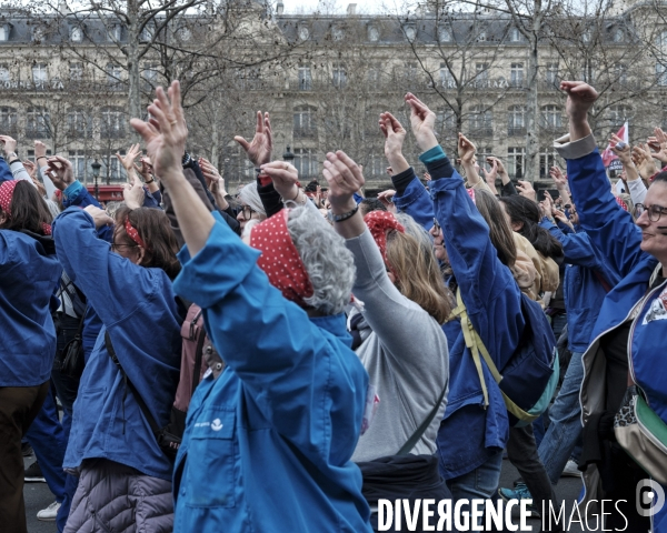 `Manifestation contre la réforme des retraites.