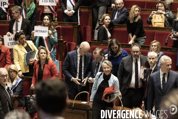 Motion de censure contre le gouvernement Borne