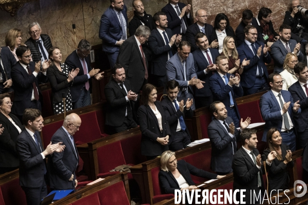 Motion de censure contre le gouvernement Borne