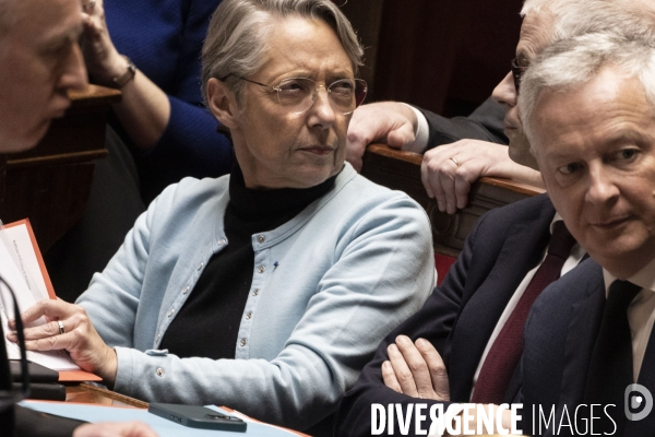 Motion de censure contre le gouvernement Borne
