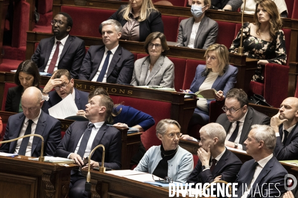 Motion de censure contre le gouvernement Borne