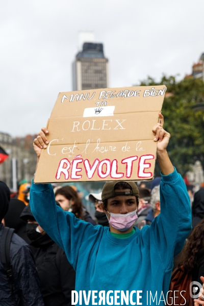 Neuvième journée de mobilisation contre la réforme des retraites à Nantes