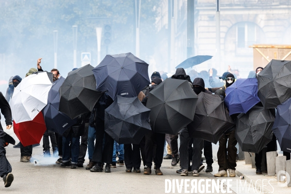 Neuvième journée de mobilisation contre la réforme des retraites à Nantes