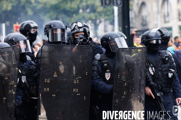 Neuvième journée de mobilisation contre la réforme des retraites à Nantes