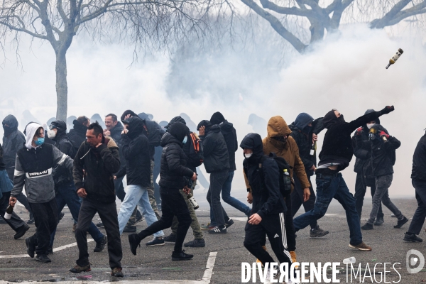 Neuvième journée de mobilisation contre la réforme des retraites à Nantes