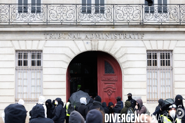 Neuvième journée de mobilisation contre la réforme des retraites à Nantes